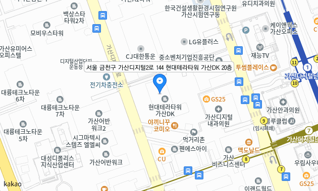 서울 금천구 가산디지털2로 144 현대테라타워 가산DK 20층