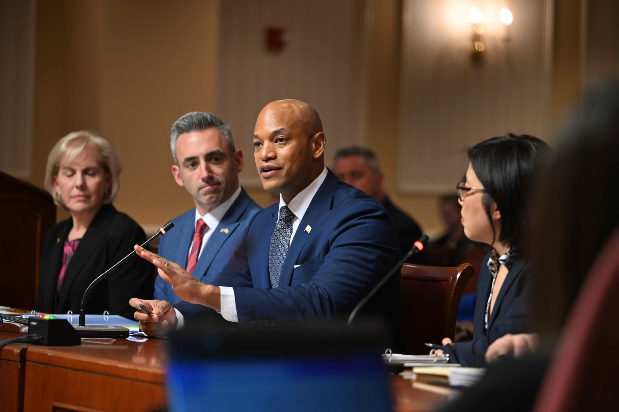 Governor Moore testifying