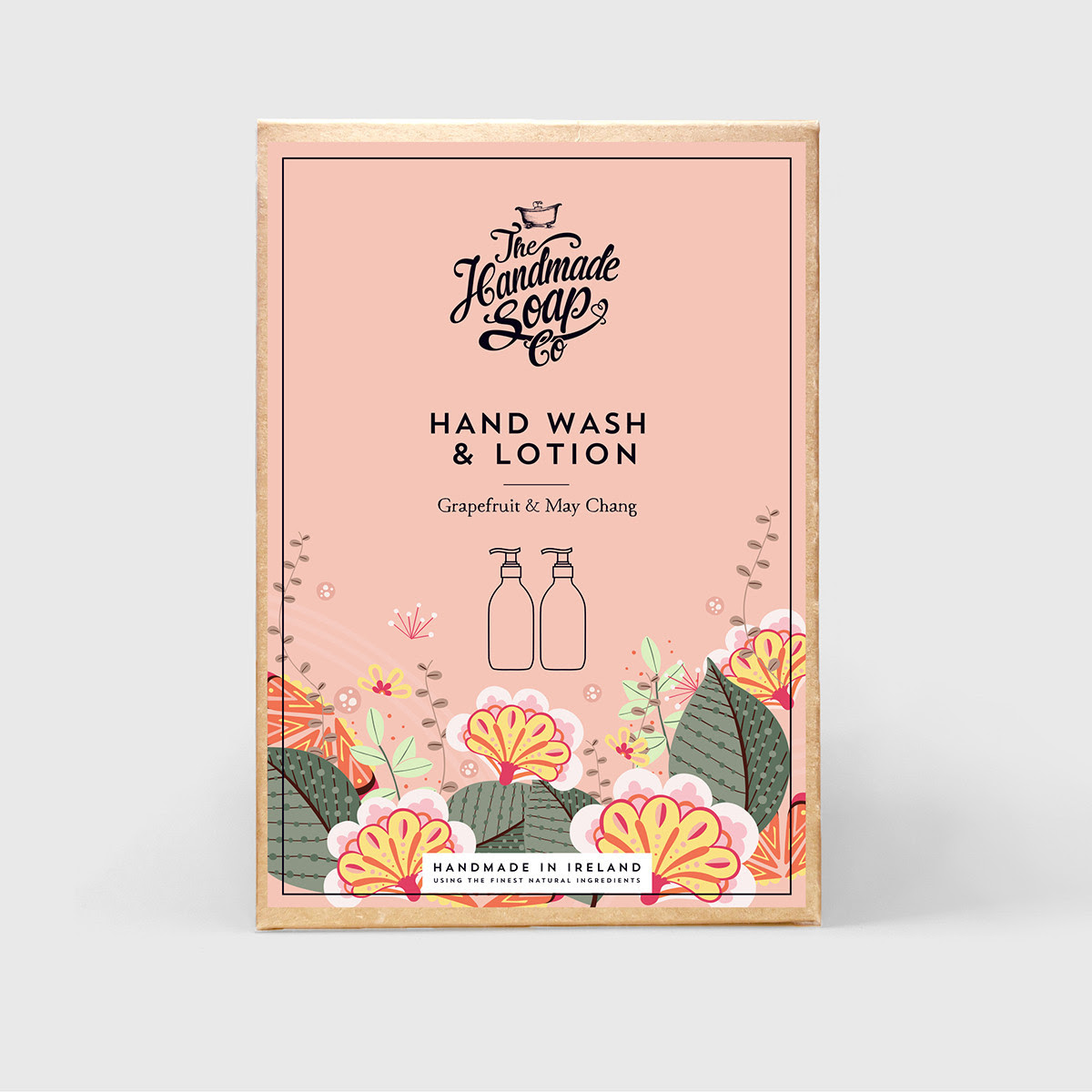 Image of Handmade Soap Company Grapefruit & May Chang Hand Wash & Hand Lotion Duo