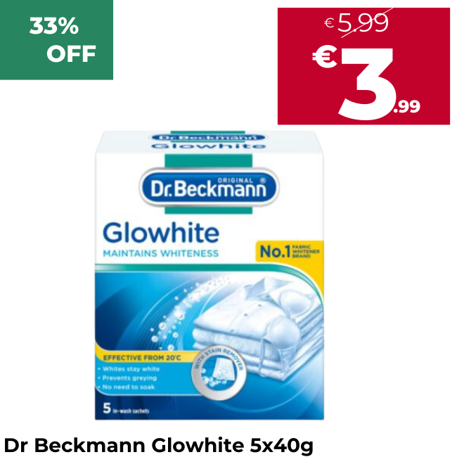 Dr Beckmann Glowhite 5x40g