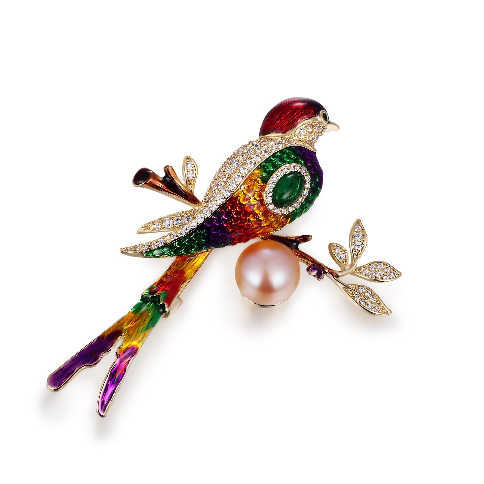 Image of Perching Bird Brooch