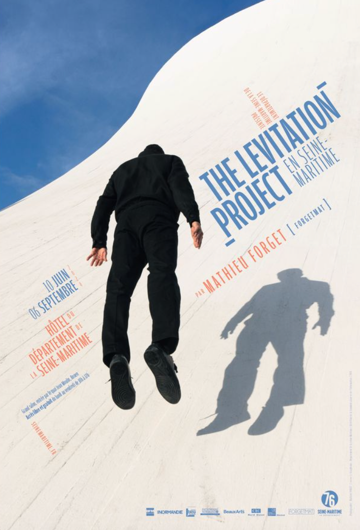 The Levitation Project en Seine-Maritime, affiche © Département de la Seine-Maritime