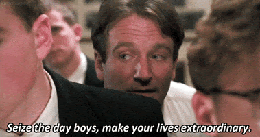 dead poets society carpe diem GIF