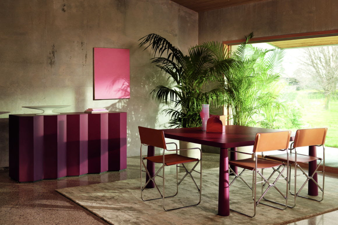 Tidone table designed by Calvi Brambilla for Zanotta