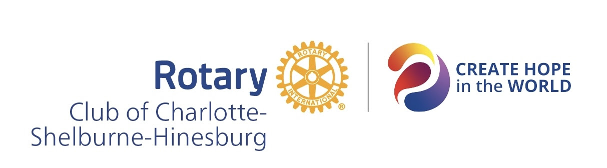Rotary logo with “Create Hope in the World”