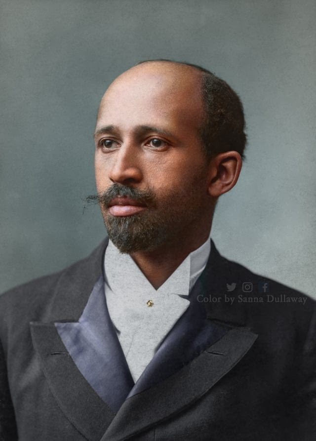 r/ColorizedHistory - W. E. B. Du Bois – American civil rights activist and leader, sociologist, writer, educator, poet, and co-founder of the NAACP. In the year 1907