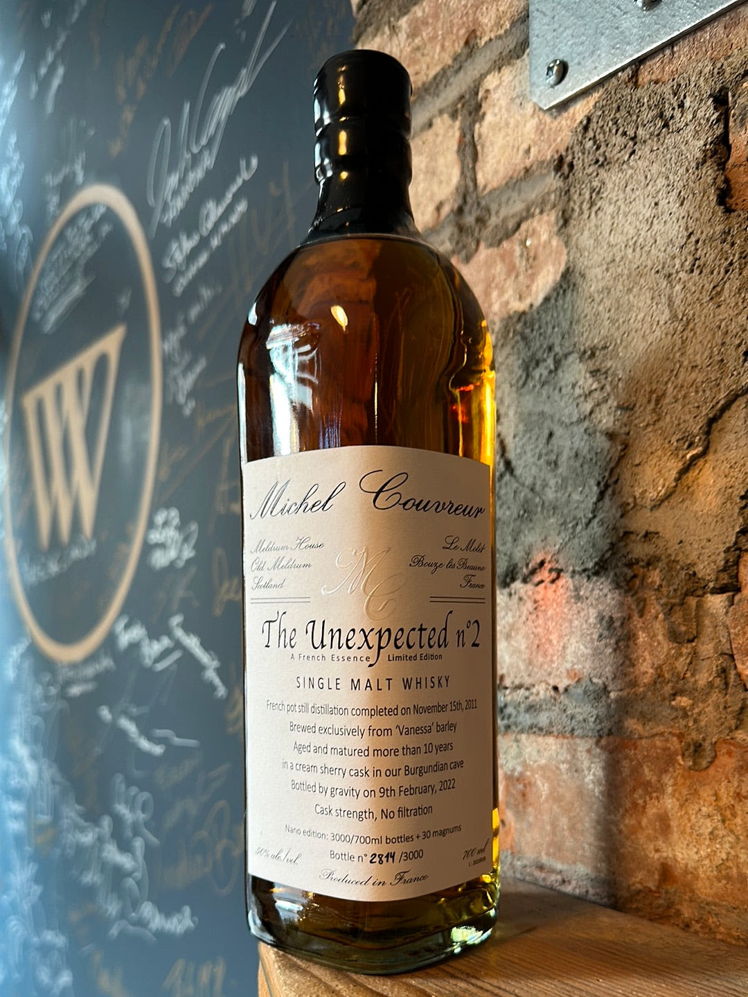 Image of Michel Couvreur 'The Unexpected' No. 2 Single Malt Whisky