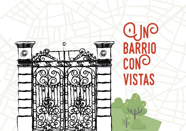 gráfica un barrio con vistas puerta vista alegre