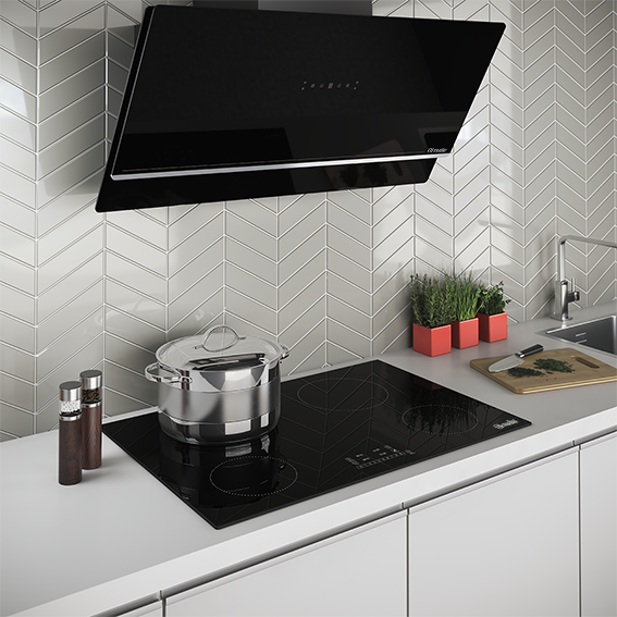 Em cooktops de indução, não é possível sentir o calor que é emitido pelo cooktop — percebendo apenas a temperatura mais elevada da panela. Este detalhe garante uma segurança maior ao preparo e diminui os riscos de acidentes domésticos. | Foto: Divulgação Mueller