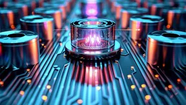 Advanced Electronics Spintronics Art Illustration