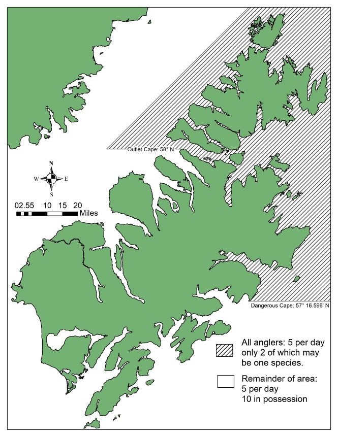 Kodiak Island Rockfish Limits Modified