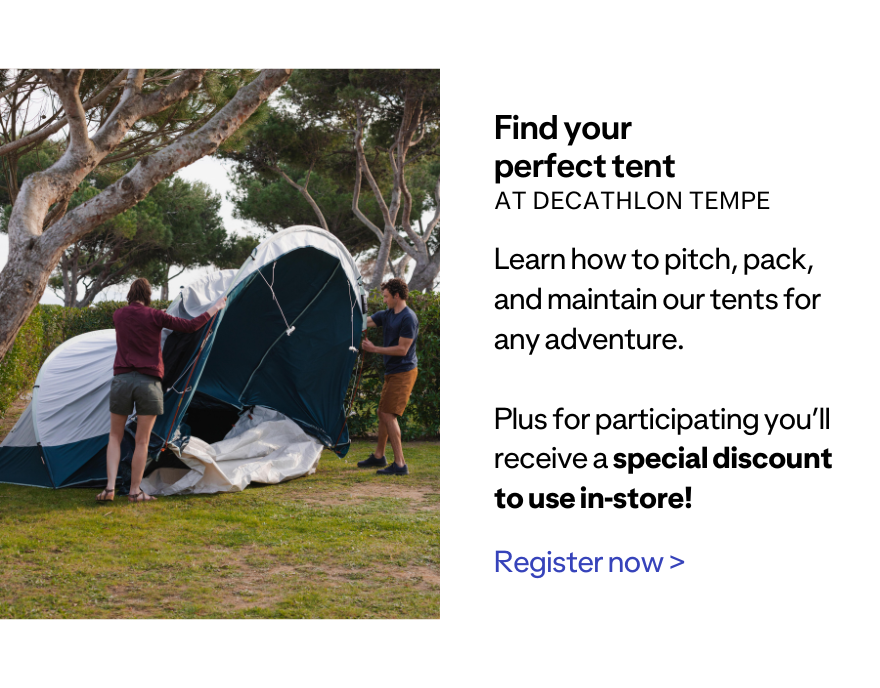 FREE TENT REPAIR WORKSHOP