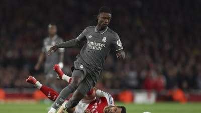 Camavinga se perderá por sanción la vuelta de los cuartos de final contra el Arsenal
