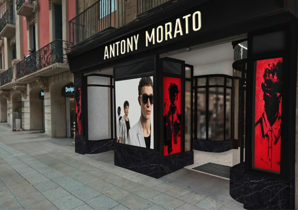 Antony Morato releva a GAP en el centro de Barcelona con una nueva tienda en calle Arcs
