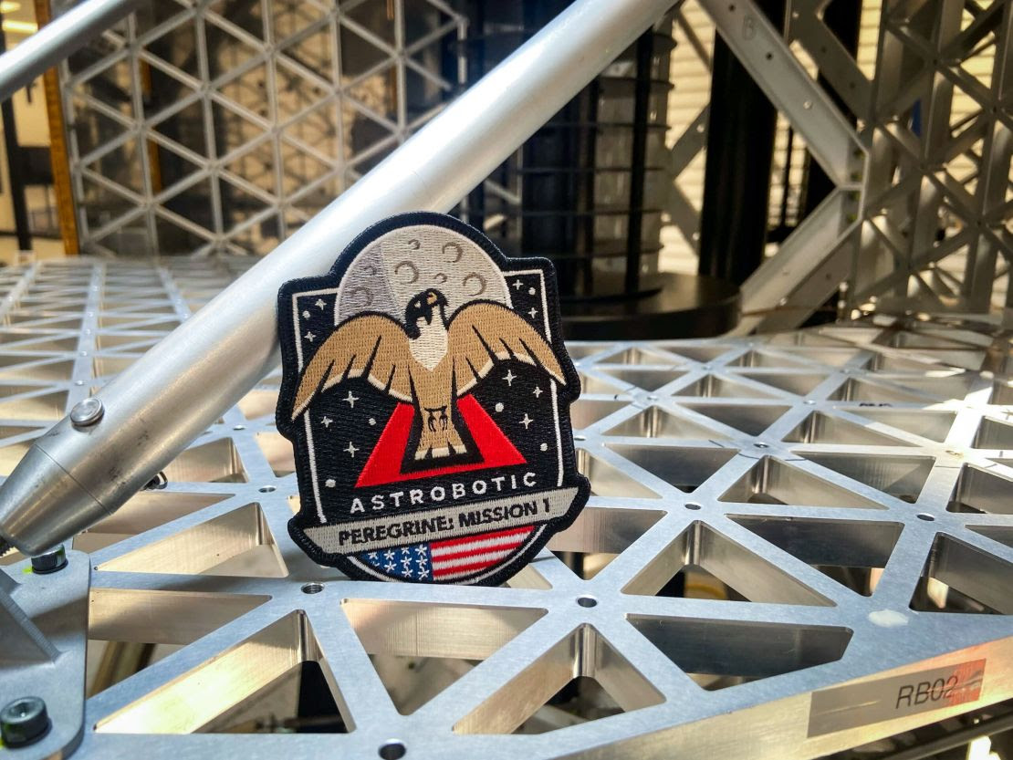 Peregrine Mission One official mission patch.