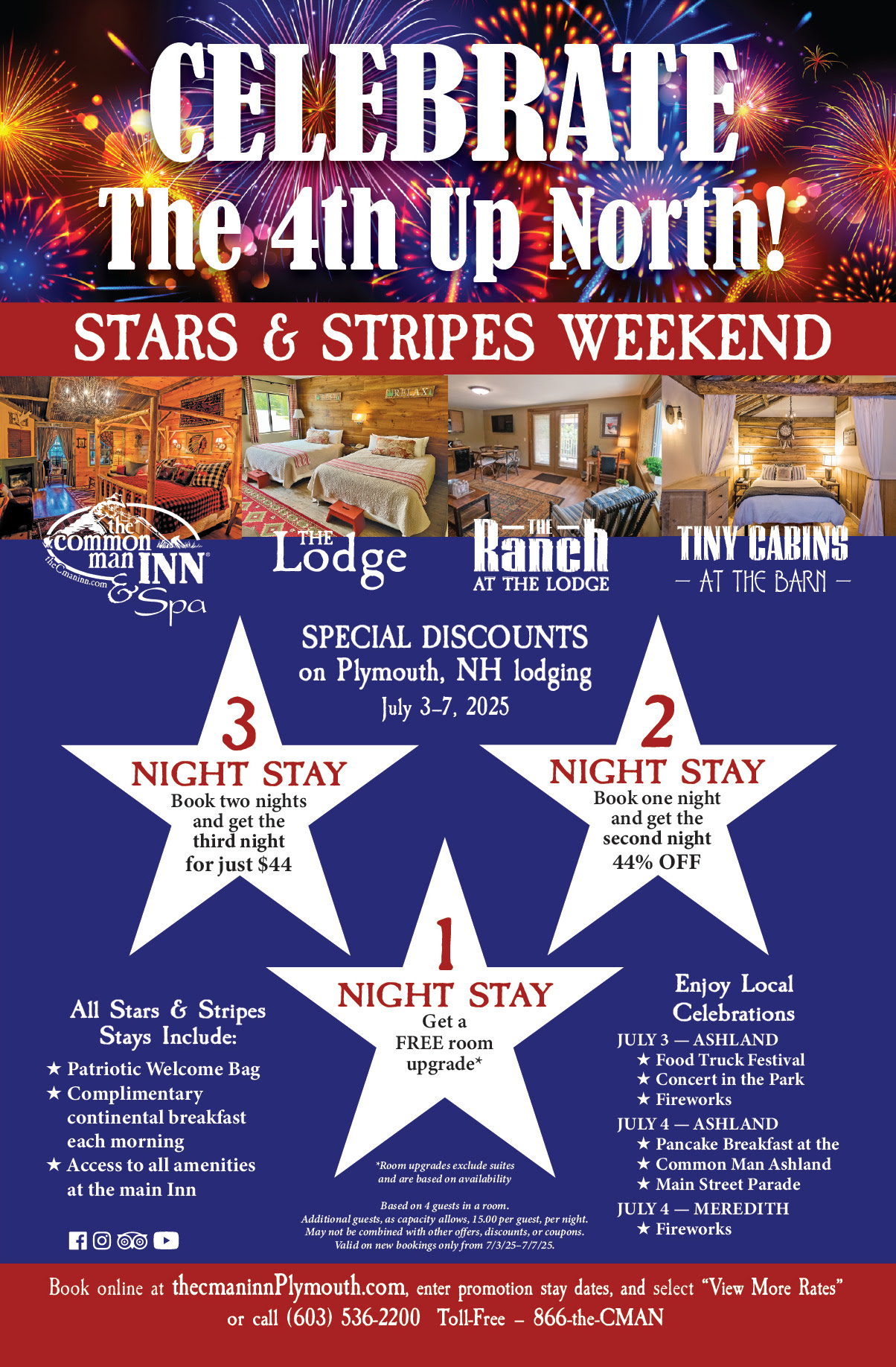 Common Man Inn Fourth of July Special