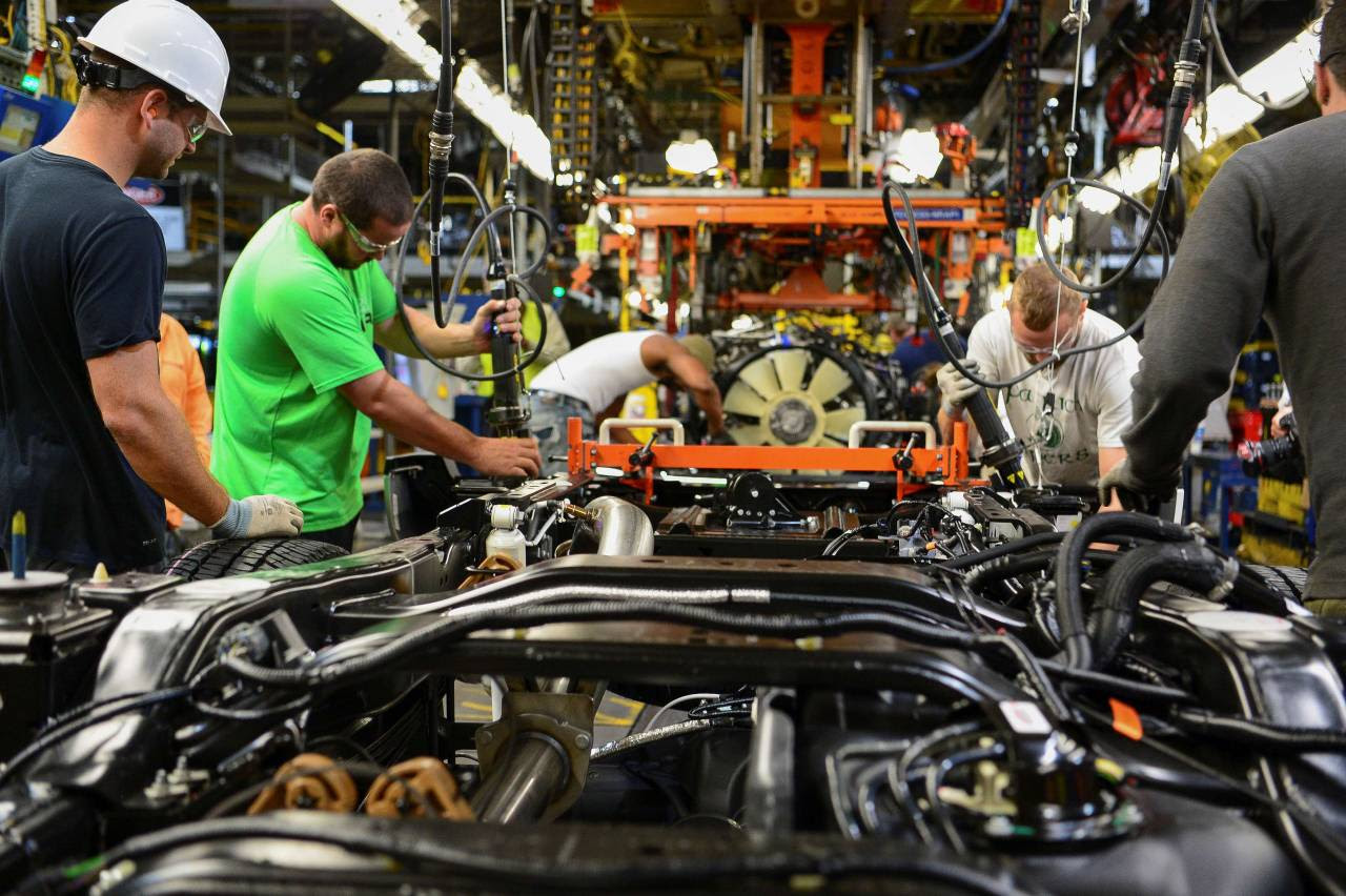 Fábrica da Ford em Louisville, EUA (Foto: Bryan Woolston/Reuters)