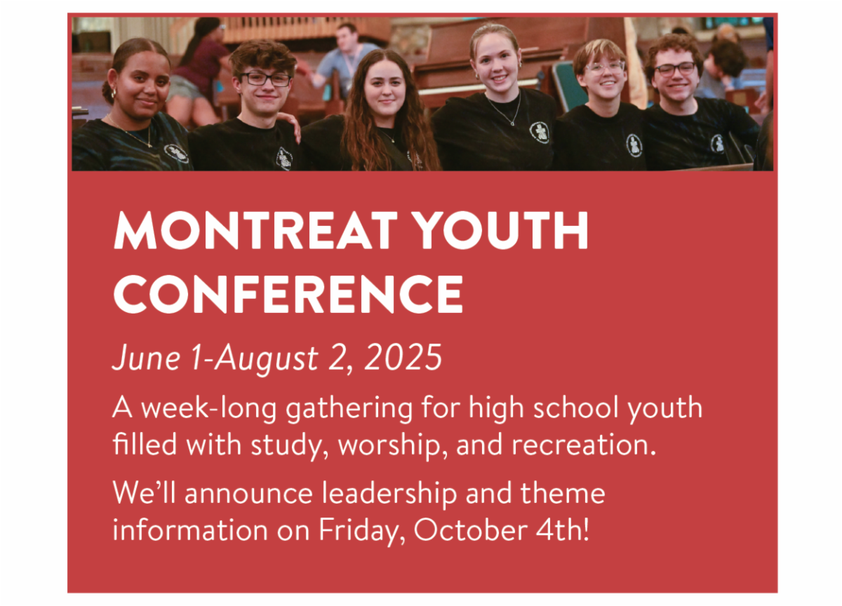 Montreat Youth Conference - June 1-August 2, 2025 A week-long gathering for high school youth filled with study, worship, and recreation. We’ll announce leadership and theme information on Friday, October 4th!