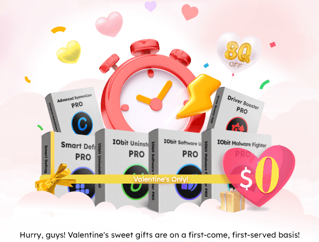 4 FREE IObit Valentine’s Gifts