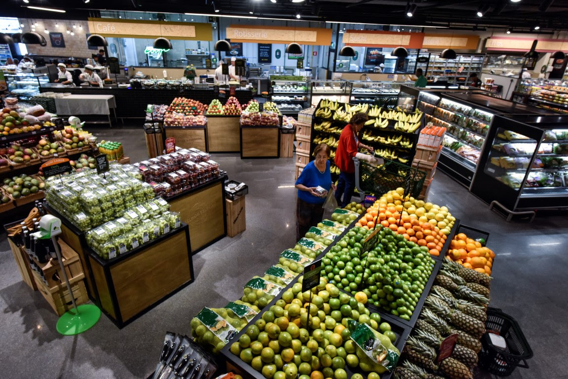 Alimentos em supermercado (Foto: Divulgação Pão de Açúcar)