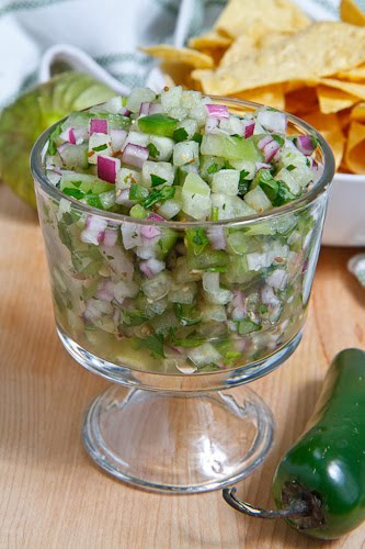 Tomatillo Pico de Gallo