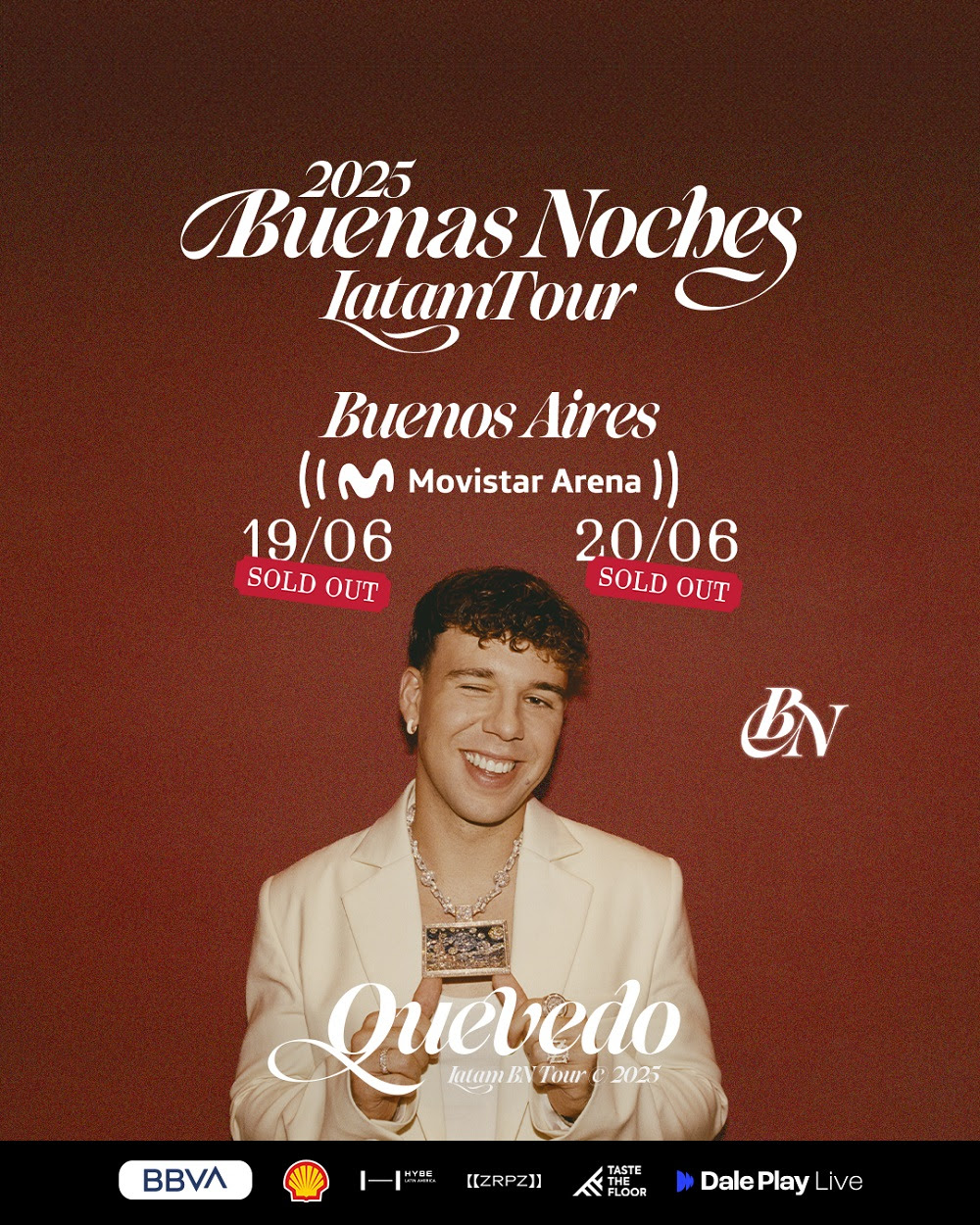 QUEVEDO SOLD OUT ARG 2025