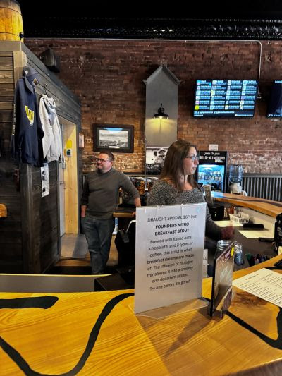 A shared space at Annie's Tap House