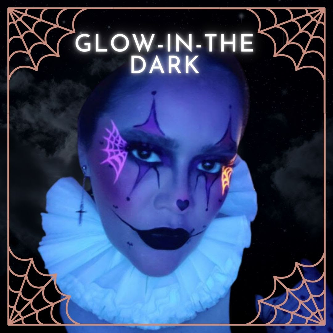 glow halloween makeup