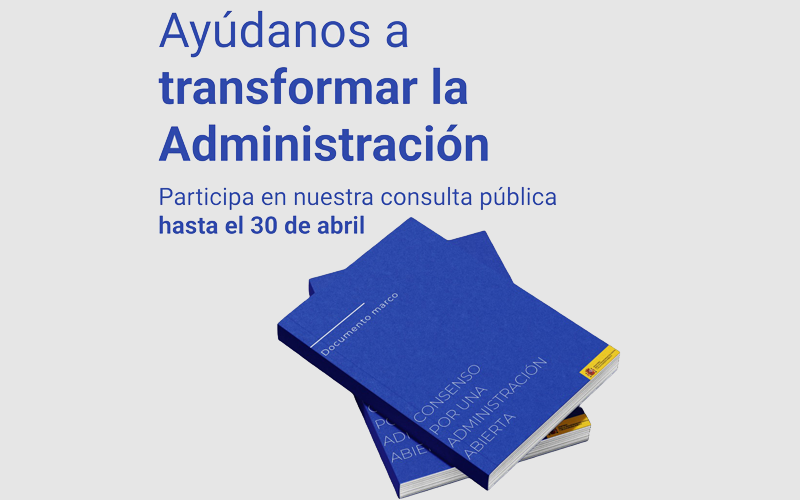 documento marco ‘Consenso por una Administración Abierta’