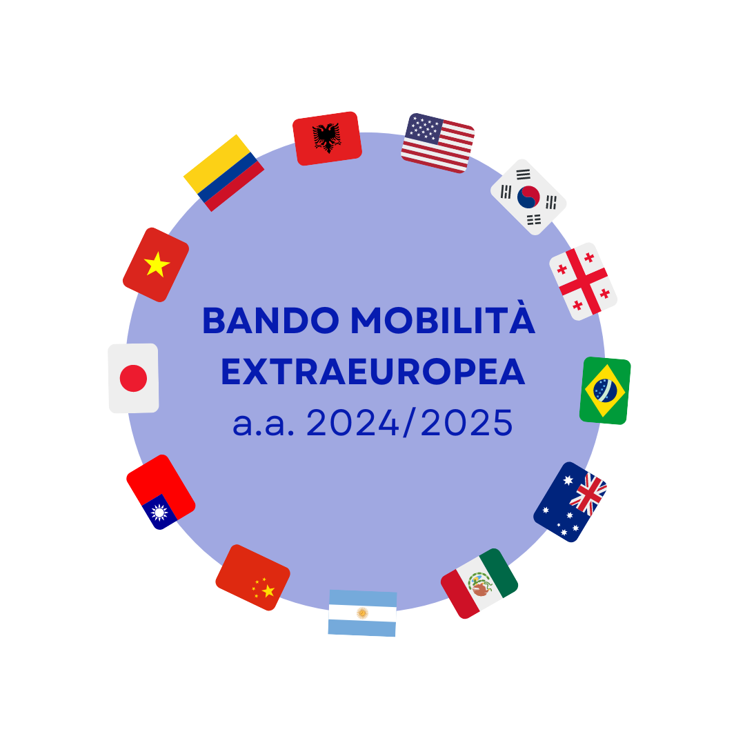 Bando per la mobilità extraeuropea a.a. 2024/2025 (scadenza presentazione domande 12 gennaio)