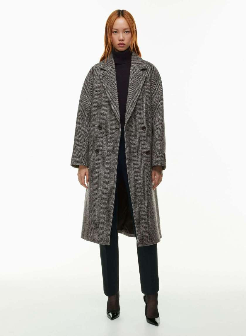 french fashion essentials - aritizia slouch coat