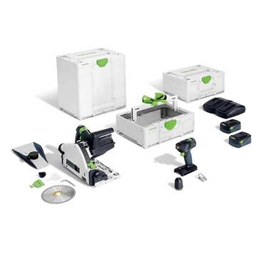 Image of FESTOOL 578028 TSC 55 K/TXS 18/TB M 137 Universal Cordless Combo Set