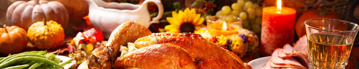 Secorativve Holiday banner.