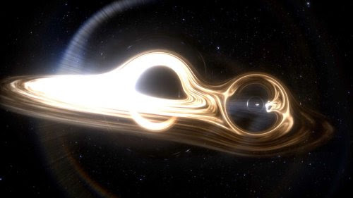 Physicists Observe the Moment Material Passes Over Event Horizon, Plunges Into Black Hole _medium