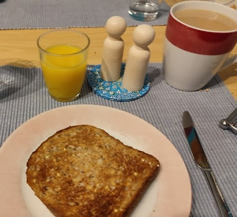 Mary and Joseph breakfast at the manse