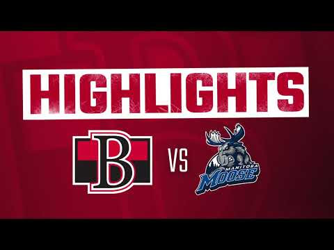 HIGHLIGHTS: Belleville Sens - 3 @ Manitoba Moose - 1