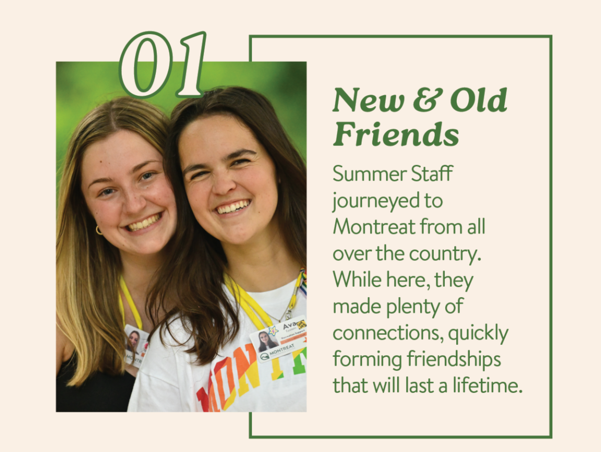 01. New & Old Friends - Summer Staff journeyed to Montreat from all over the country. While here, they made plenty of connections, quickly forming friendships that will last a lifetime.