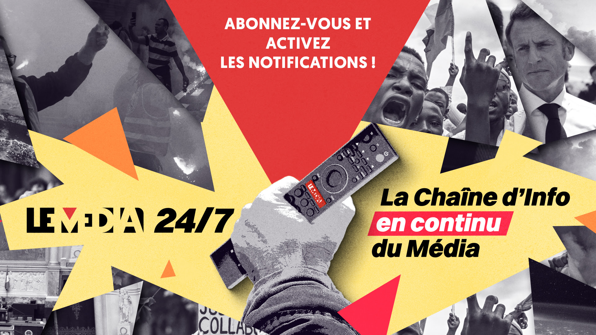 La chaîne d'info en continu du Média