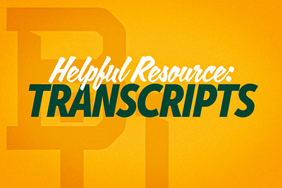 Helpful Resource: Transcripts