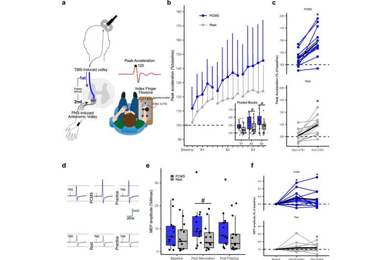 Study participants see improved motor learning from electrical stimulation of nervous system