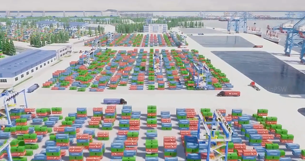 Indian Government illustration of Great Nicobar port plans 