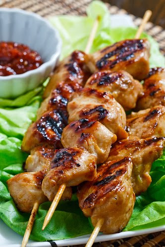 Dakkochi (Korean Grilled Chicken Skewers)