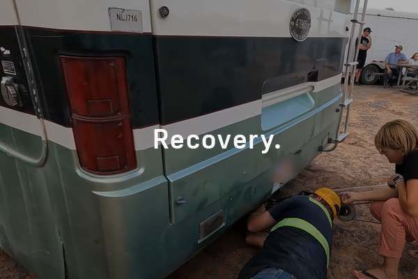 35,000lbs RV Stuck In The MUD PIT At Sand Hollow...