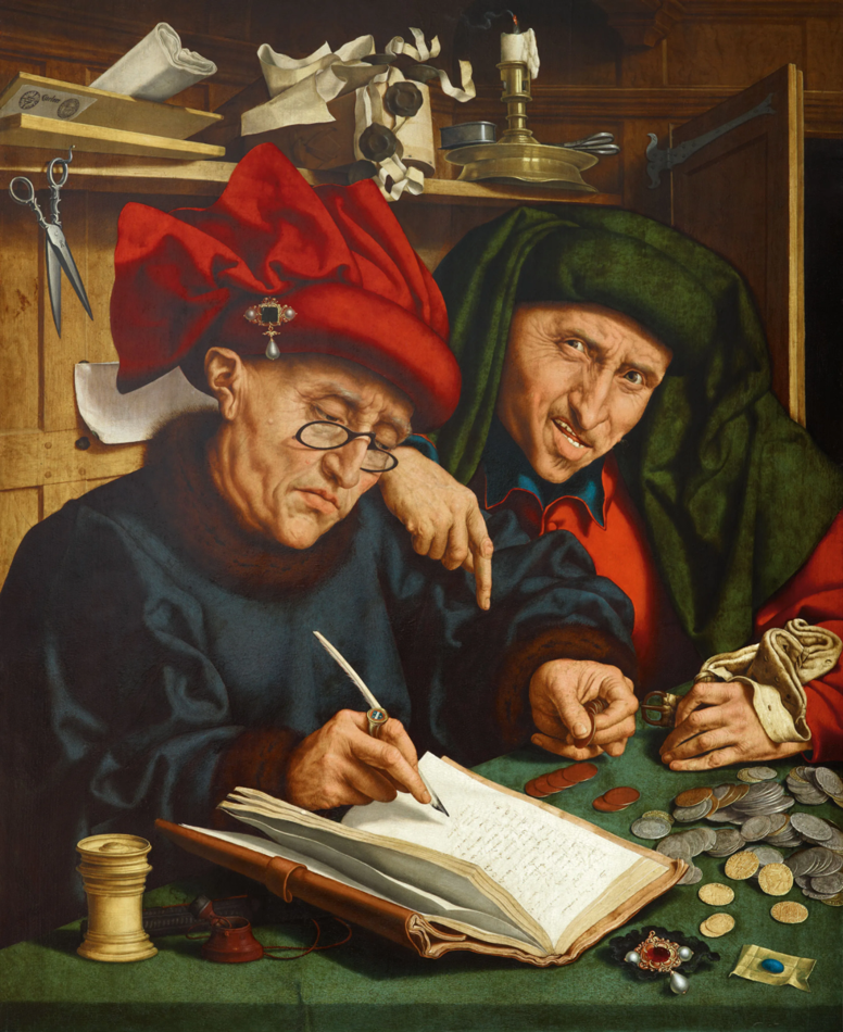 Quentin Matsys (The Netherlands), The Tax Collectors, c. 1525–1530.