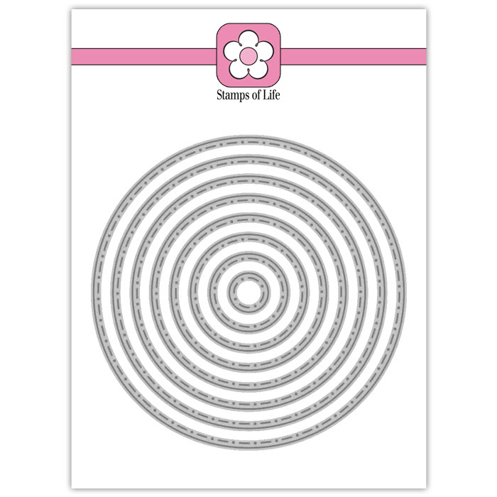 Image of Stitch Dot Circles Die Set