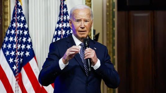 President Joe Biden and Vice President Kamala Harris will announce details about the renegotiated drug prices. Getty Images