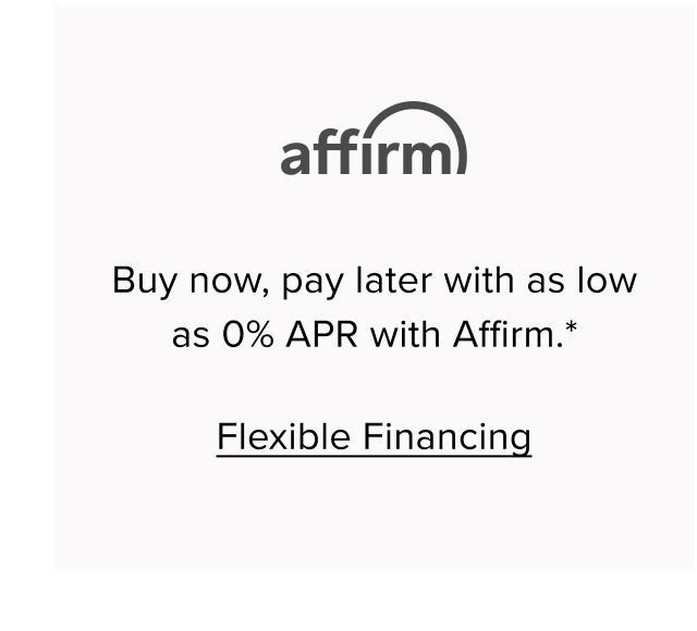 Affirm - Buy now, pay later with as low as 0% APR with Affirm.* 