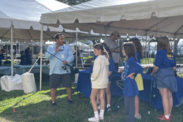 NOAA Fisheries’ Southeast Regional Recreational Fisheries Coordinator, Sean Meehan, teaching a student how to cast.