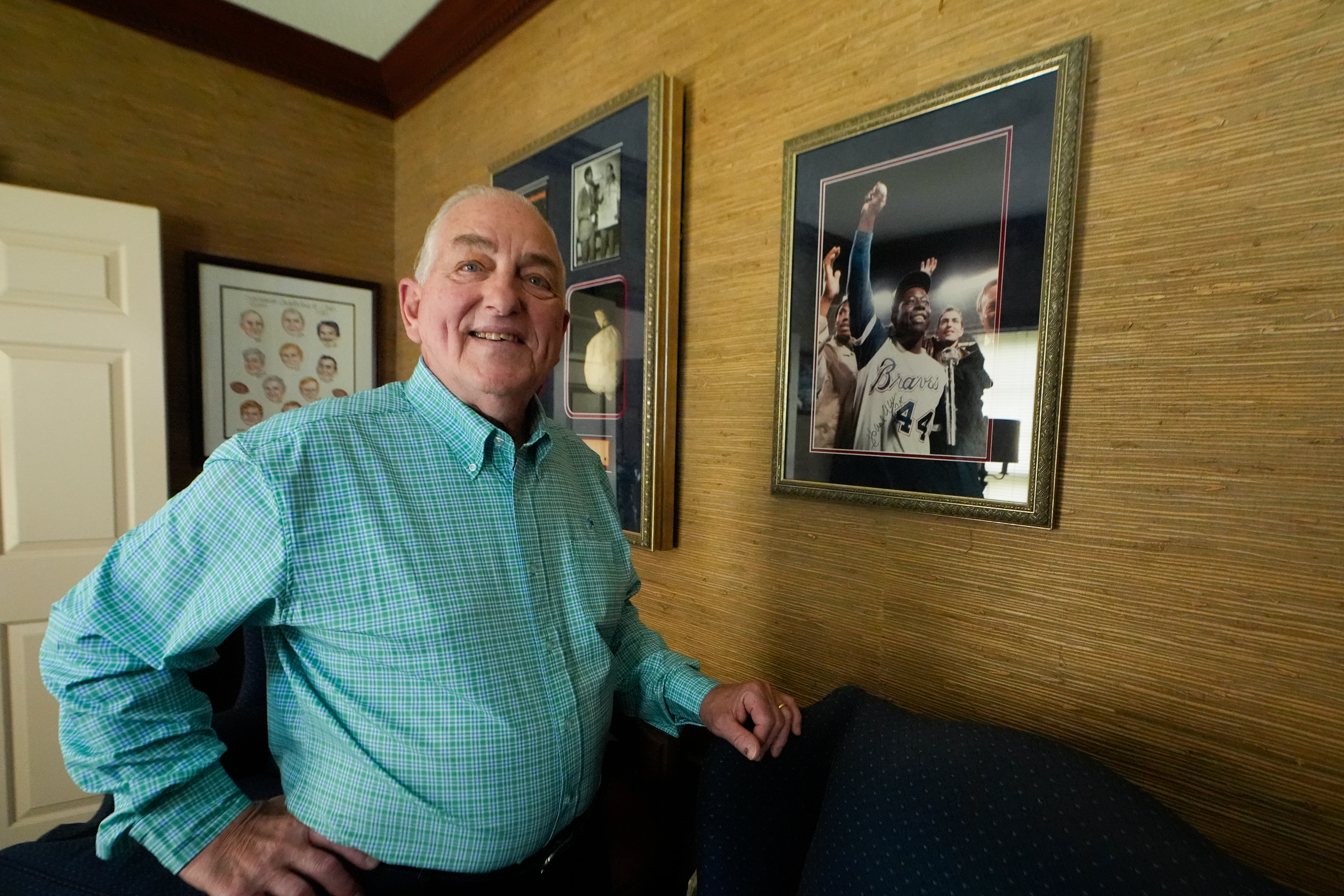 Charlie Russo speaks at his home Tuesday in Savannah, Ga. 