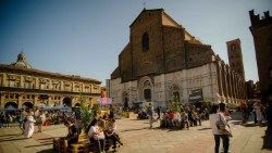 Uno scorcio di Piazza Maggiore (Bologna) durante una precedente edizione del Festival